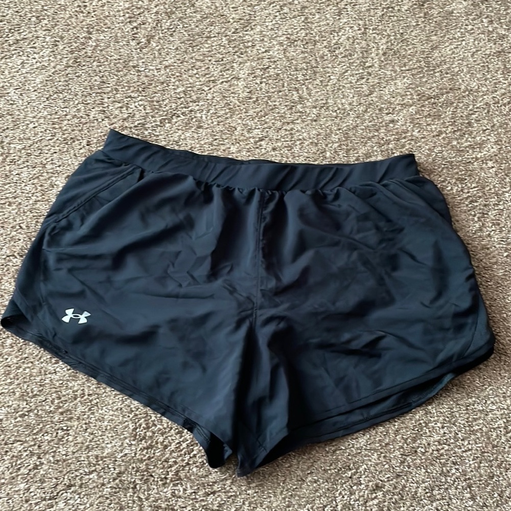 Black Under Armour Shorts. Heat gear. Size XL.